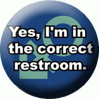 Yes, I'm in the correct restroom